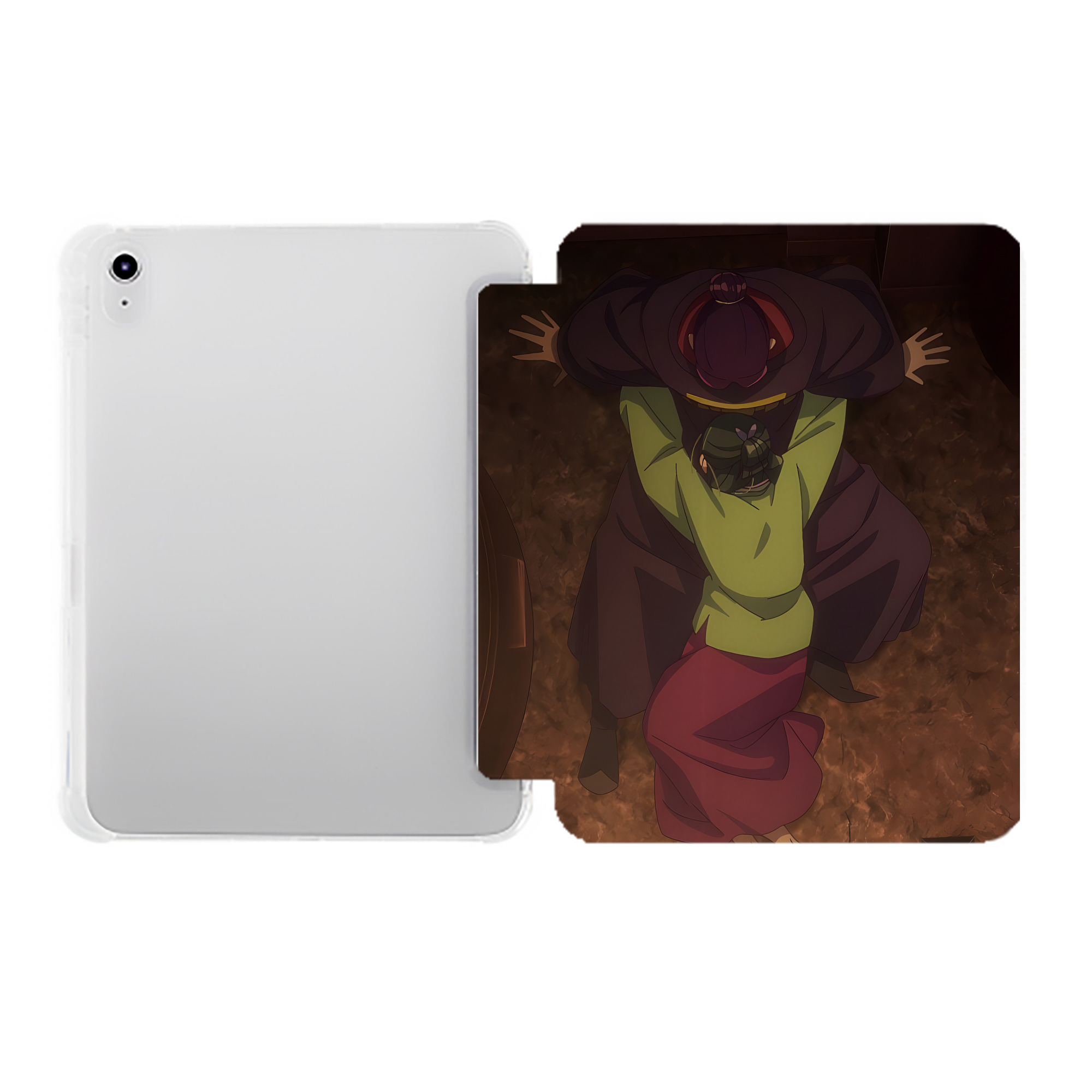 （画像用） 薬屋のひとりごと The Apothecary Diaries IPad ケース ペン収納付き 三つ折りスタンド PUレザー×シリコン 対応機種9.5/10.5/10.9インチ